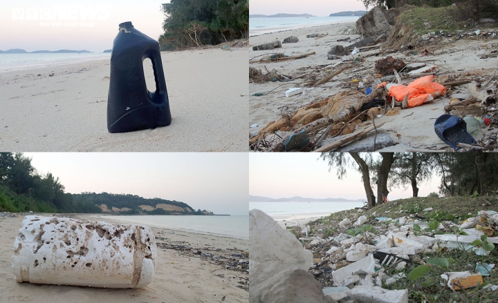 Ảnh: Bãi biển Cô Tô thơ mộng bị rác thải đại dương bao vây tứ bề - 20