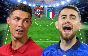 Bồ Đào Nha và Italia trước cảnh phải loại nhau để dự World Cup 2022
