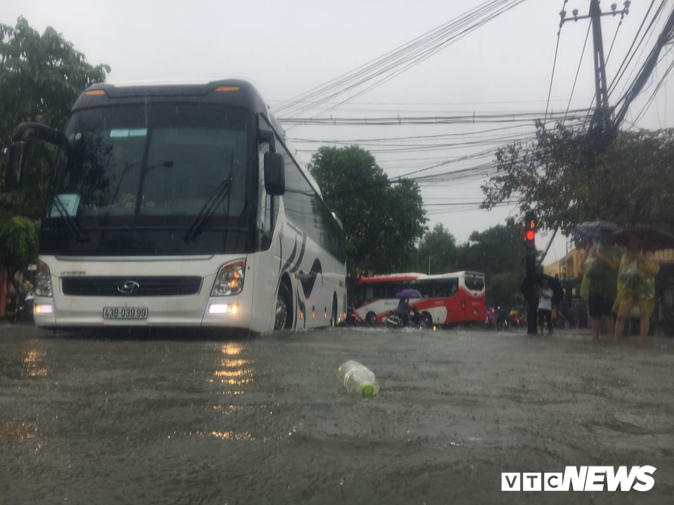 anh pho co hoi an chim trong bien nuoc xe co phai bat den giua ban ngay