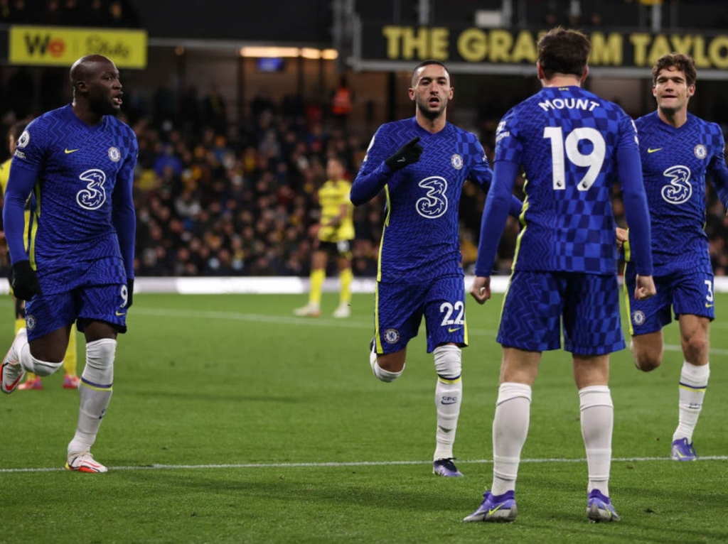 Chelsea duy trì ngôi đầu bảng sau chiến thắng trước Watford