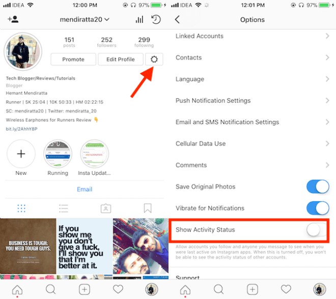 cach xem va tat thong tin dang nhap lan cuoi tren instagram