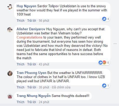 nguoi viet tan cong trang facebook cua cau thu uzbekistan