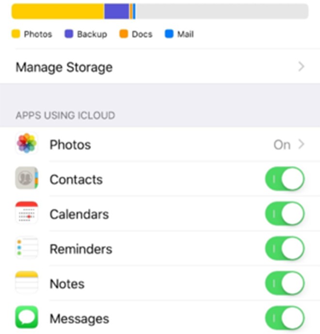 cach dong bo va sao luu cuoc tro chuyen imessage voi icloud trong ios 113