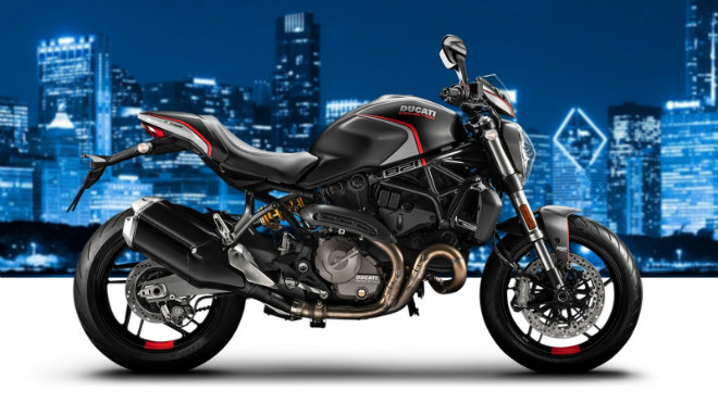 2019 ducati monster 821 stealth manh thu tang hinh bi an