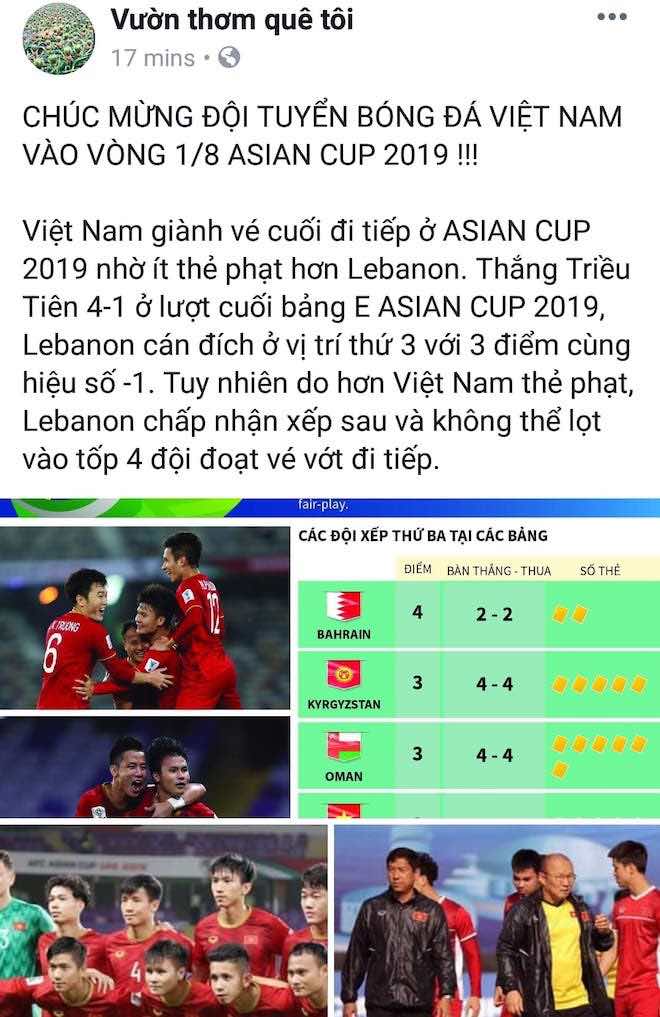 dan mang nghi gi khi viet nam vao vong 18 asian cup 2019