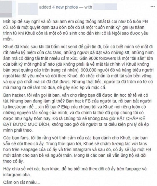 lan khue khoc vi facebook co fan khung bi hacker lay lam tro dua