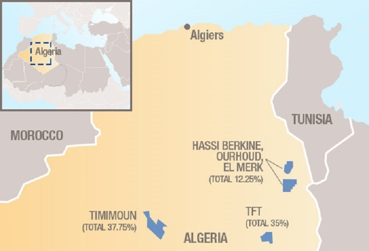 total don dong khi dau tien tu mo timimoun tai algeria