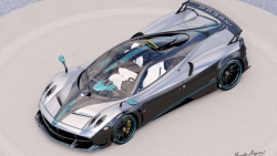 hypercar pagani huayra bc doc nhat the gioi bat ngo xuat hien tren pho