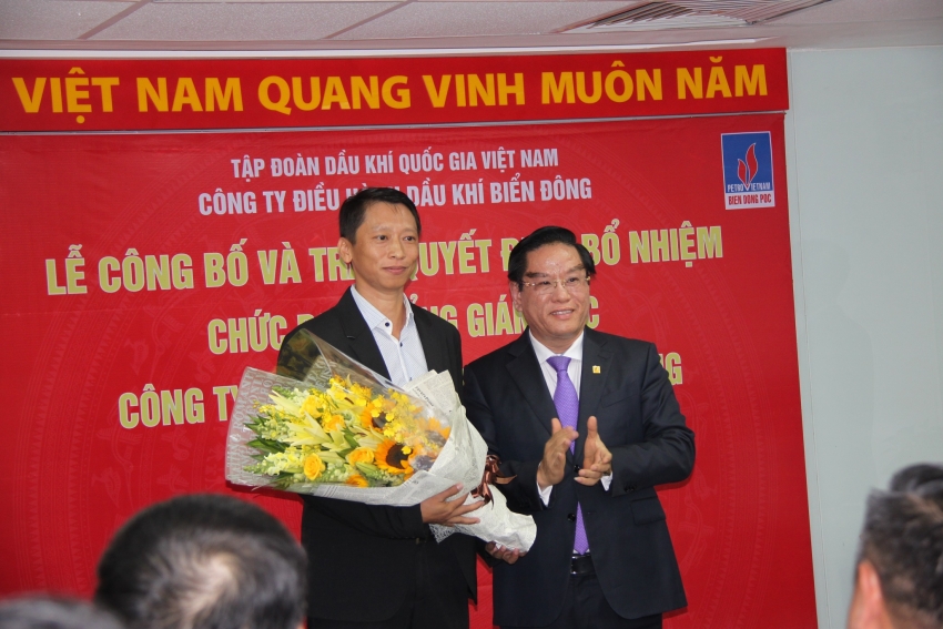 cong bo va trao quyet dinh bo nhiem tong giam doc biendong poc