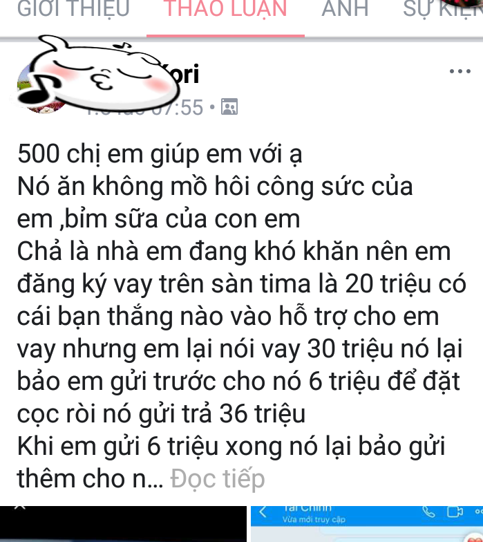 me bim sua chia se bi lua 10 trieu khien dan mang nga ngua vi tren doi sao con nguoi ngay tho vay