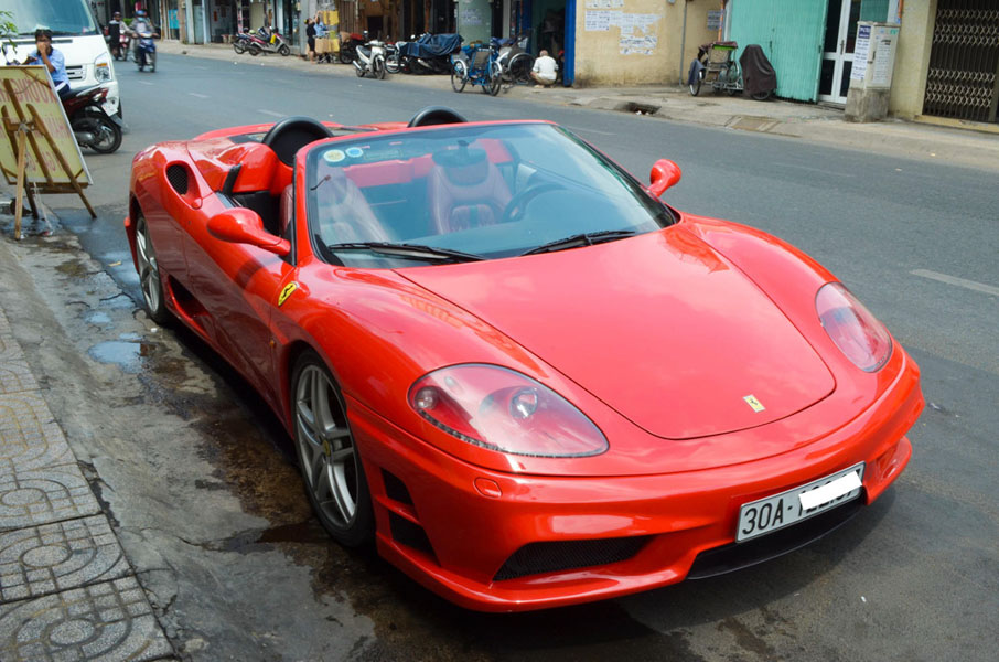 ferrari 360 spider tai viet nam phong do la nhat thoi dang cap la mai mai