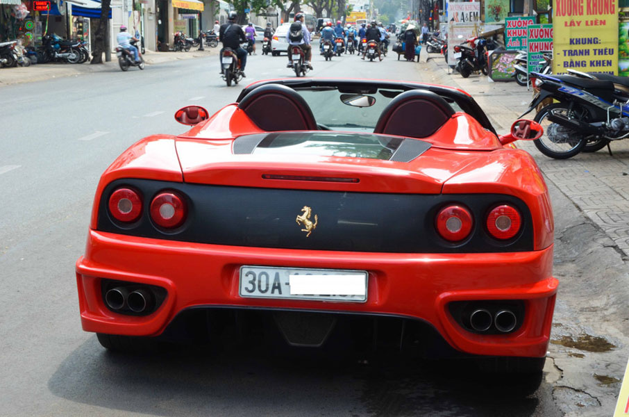 ferrari 360 spider tai viet nam phong do la nhat thoi dang cap la mai mai