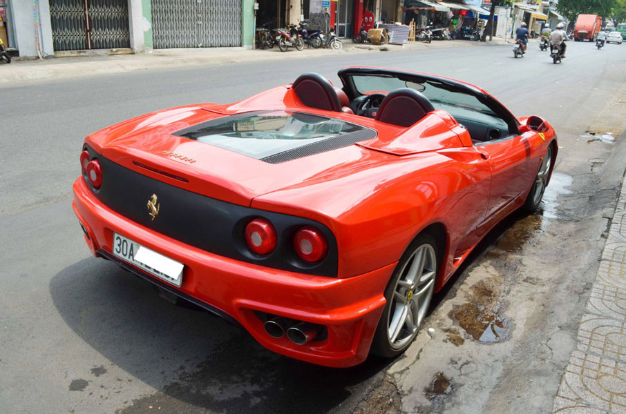 ferrari 360 spider tai viet nam phong do la nhat thoi dang cap la mai mai