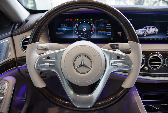 ngam noi that cuc sang trong cua mercedes benz s450l sap ra mat