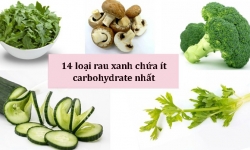 14 loại rau xanh có mặt thường xuyên trong chế độ low carb