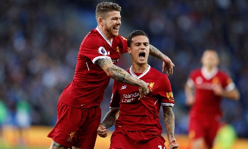 coutinho ghi dau an liverpool ha leicester