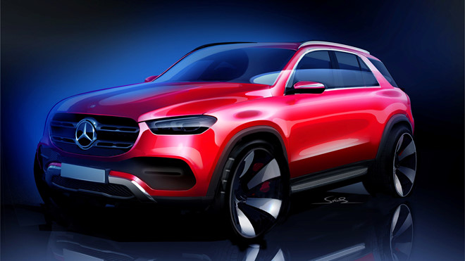 mercedes cong bo phac thao mau suv gle 2019 truoc ngay ra mat