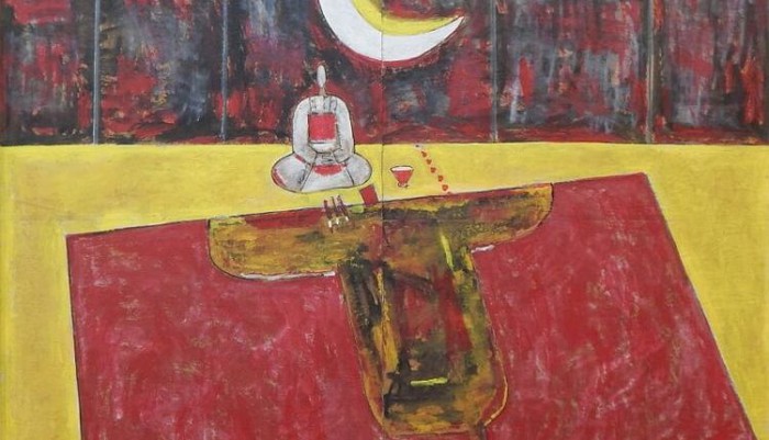 trien lam tranh tuong ton vinh vi than cai quan cua phai dep tai que nha