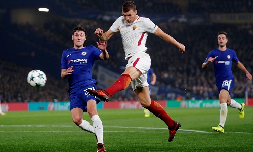 chelsea hoa roma trong tran cau sau ban thang