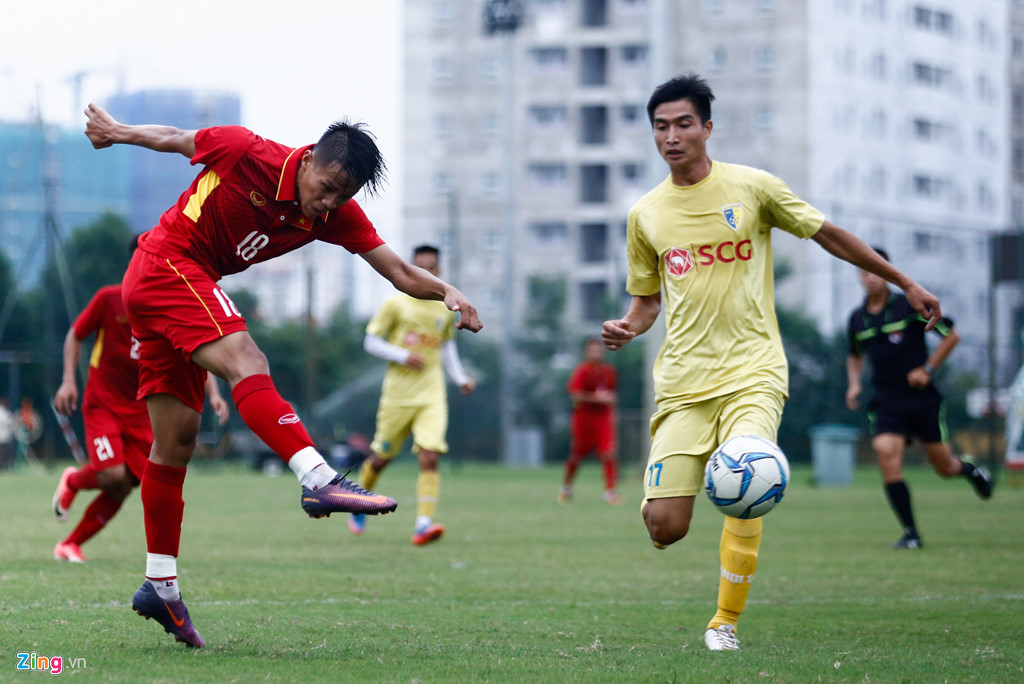 u19 viet nam thua trang 5 ban truoc doi tre ha noi