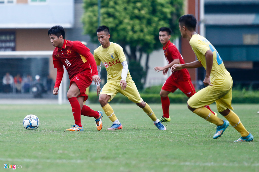 u19 viet nam thua trang 5 ban truoc doi tre ha noi