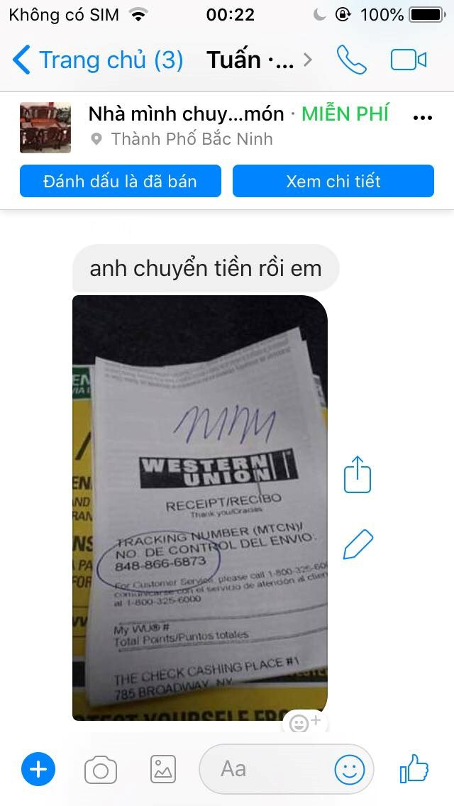 mat hon 70 trieu dong vi tin vao web chuyen tien lua dao tai vn