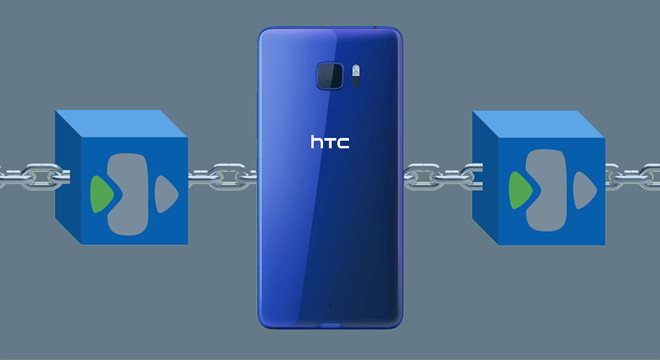 htc he lo ve smartphone dung cong nghe blockchain