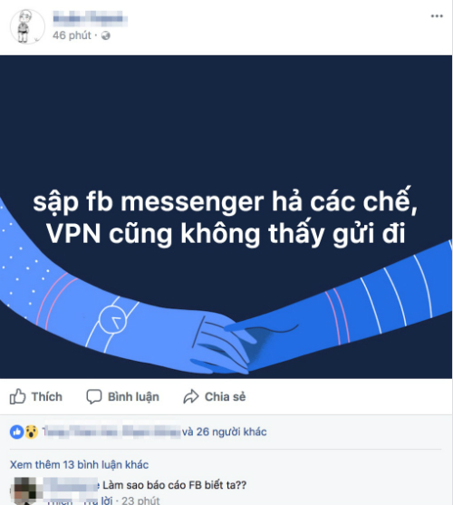 facebook lai gap loi o viet nam