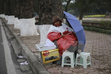 khong khi lanh tiep tuc tang cuong ha noi co mua trong sang nay