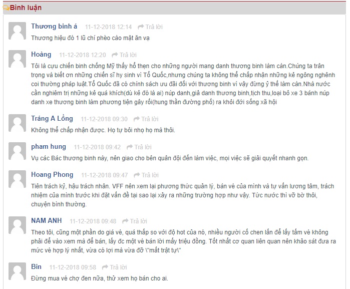 dan mang phan no doi xu ly hinh su nhung ke mao danh thuong binh xong vao tru so vff