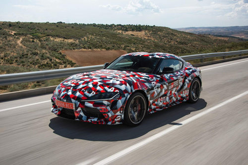 xe the thao toyota supra 2019 lan dau lo dien