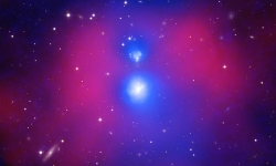 Hai nhóm thiên hà khối lượng gấp 100 nghìn tỷ lần Mặt Trời