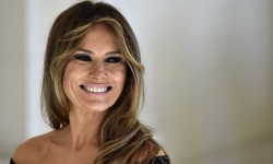 melania trump dien ca cay hang hieu den du thong diep lien bang