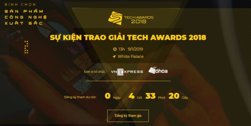 san pham cong nghe xuat sac se duoc vinh danh tai tech awards toi nay