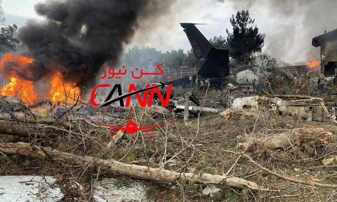 may bay boeing 707 vo toac chay sem sau khi roi o iran