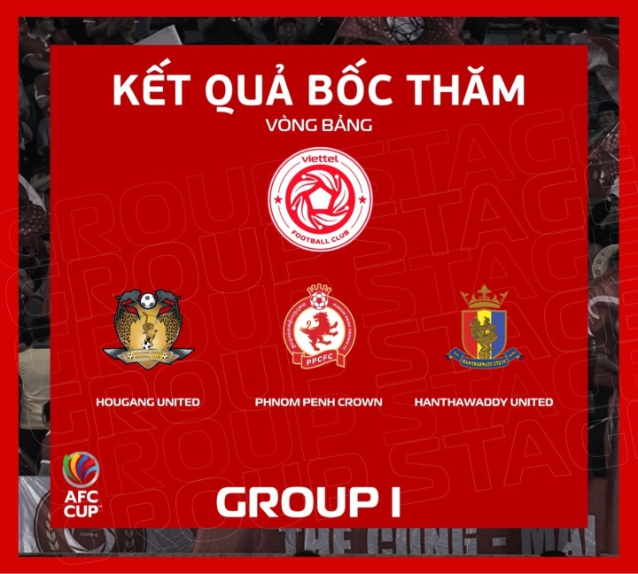 CLB Viettel vào bảng đấu dễ thở tại AFC Cup 2022 - 1