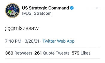 Bộ tư lệnh Mỹ đăng dòng tweet bị nghi là mã hạt nhân