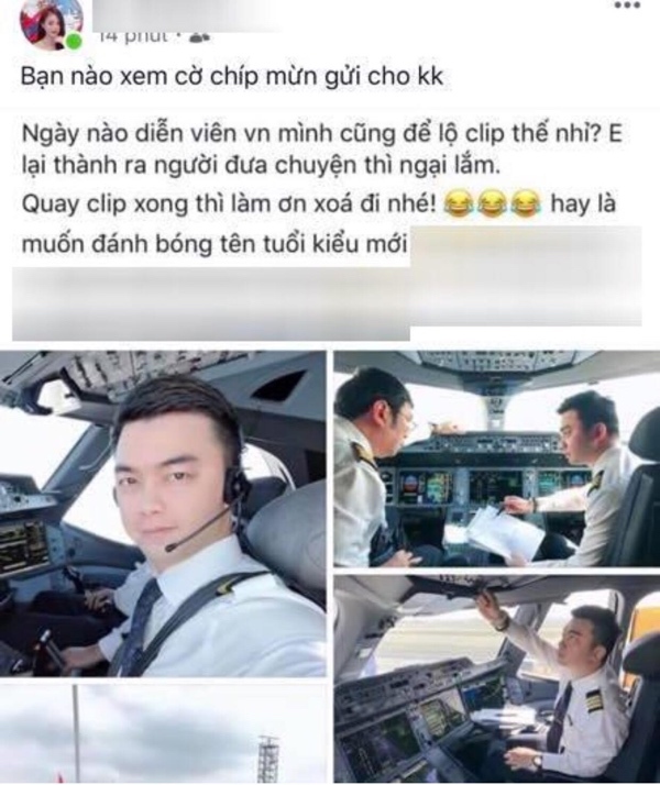 nghe si huong dung nhan vat trong clip nong khong phai ha duy con toi