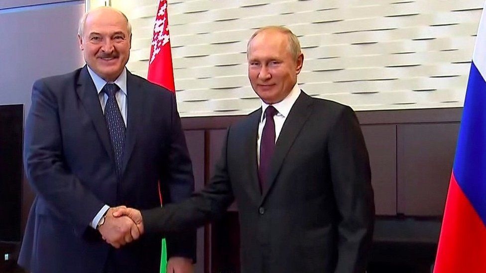 Gặp ông Putin, Tổng thống Belarus cáo buộc phương Tây 'gây bất ổn’ - 1