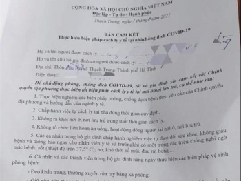 2 vợ chồng mắc COVID-19 ở Hà Tĩnh: Trạm y tế đưa nhầm giấy yêu cầu cách ly?
