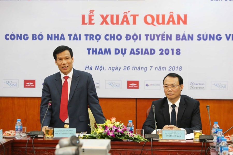 doan the thao viet nam tinh gian quan chuc du asiad 18