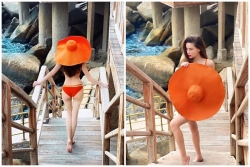 Hồ Ngọc Hà khoe ảnh bikini nuột nà, ai cũng hoang mang bụng bầu đâu rồi?