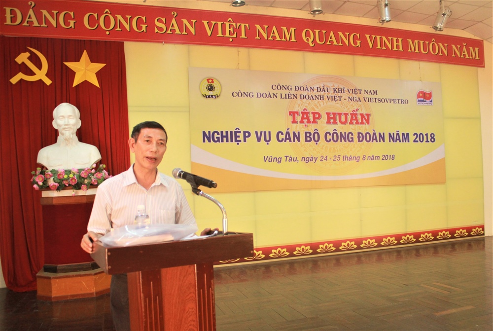 cong doan vietsovpetro to chuc tap huan nghiep vu nam 2018