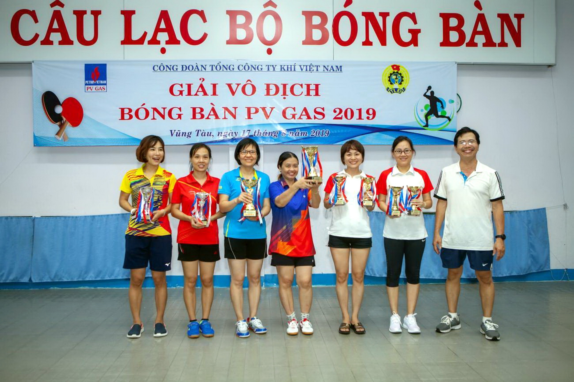 pv gas to chuc giai bong ban 2019