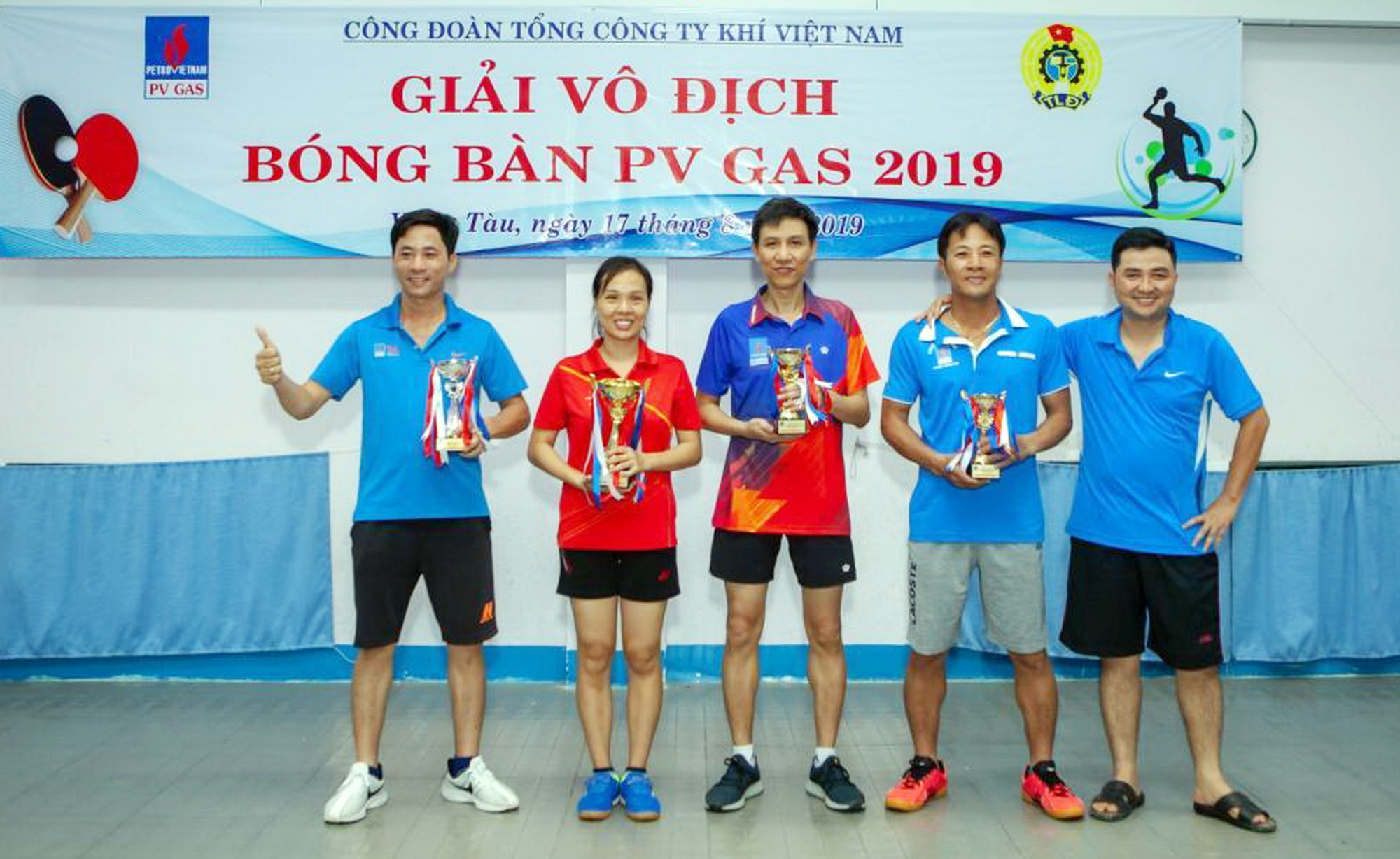 pv gas to chuc giai bong ban 2019