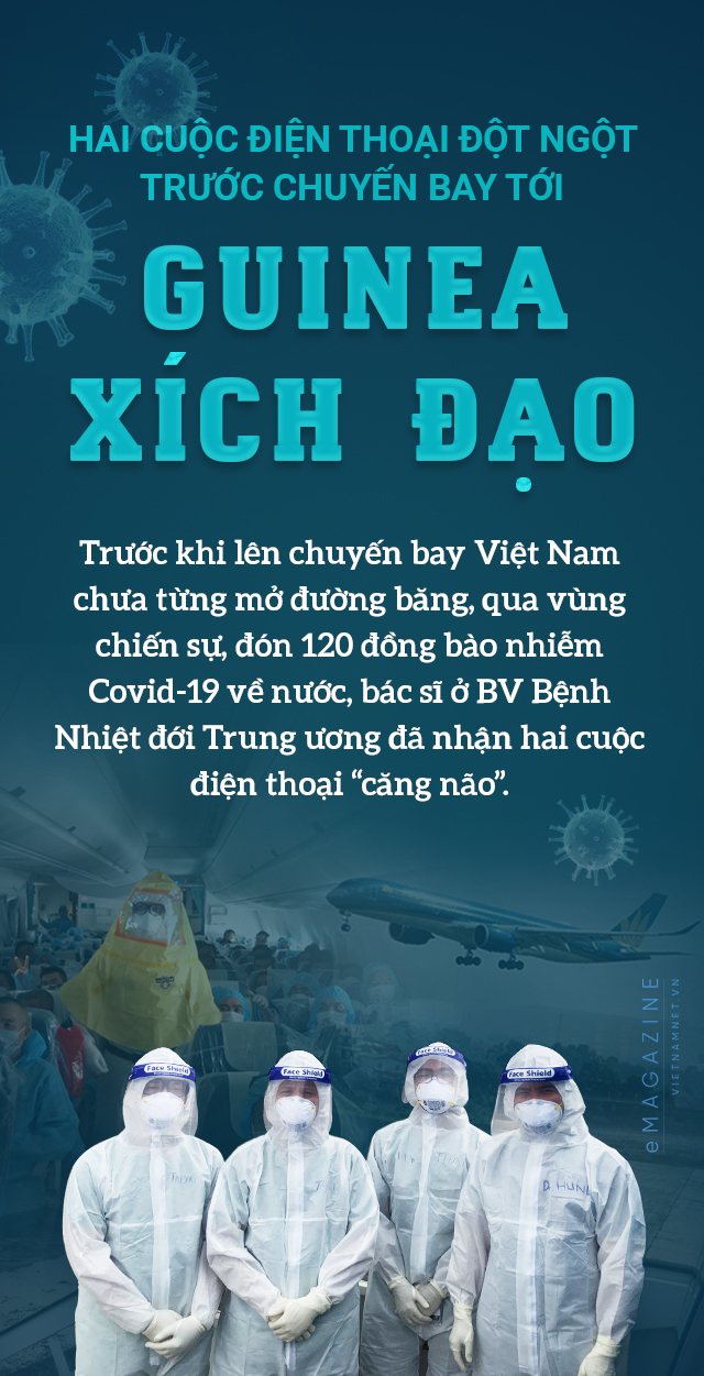 hai cuoc dien thoai truoc chuyen bay toi guinea xich dao don benh nhan covid 19