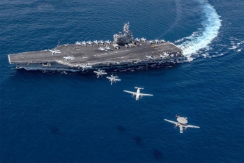 Mỹ điều tàu sân bay tập trận ở Biển Đông