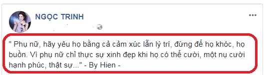 ngoc trinh triet ly day dan ong cach yeu co dai gia van tam tu