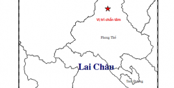 dong dat lai xay ra tai dien bien