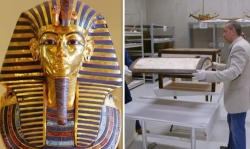 Sốc khi lần đầu tiên mở chiếc hộp bí ẩn trong lăng mộ Tutankhamun Ai Cập